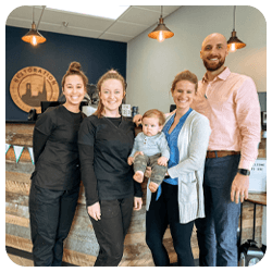 Chiropractor Frederick MD Adam Smith & Staff Front Desk